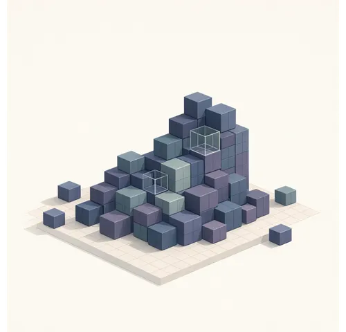 Illustration of one shared operating layer powering several independent companies